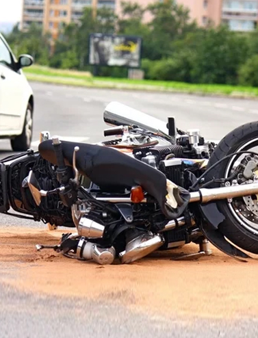 Motorcycle/Bicycle Accident